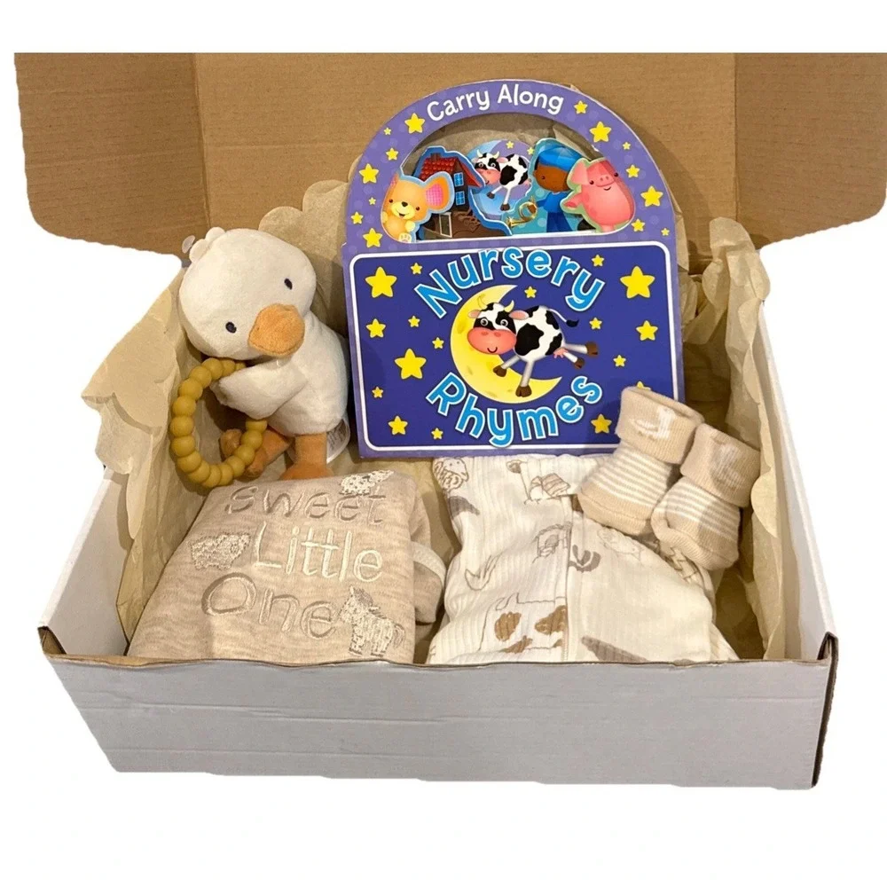 Unisex‎ Newborn Infant Present, My 1st Nursery Rhymes Adorable Baby Shower Gift